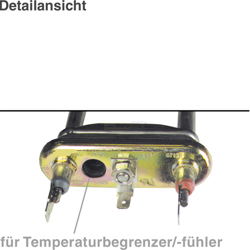 Heizung Heizstab Heizelement für Bosch Siemens Constructa wie 263726 00263726