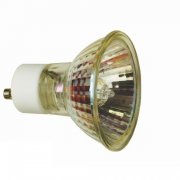 Halogenlampe 51 mm - 230 Volt für Halogen Einbaustrahler + Halogen Lampen rund, mit + ohne Frontglas