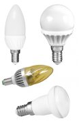 LED Lampe mit E14 Sockel